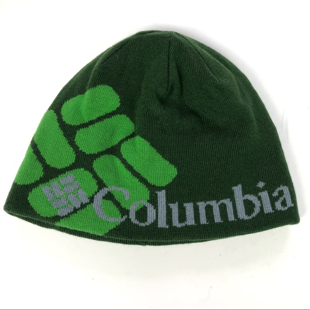 Columbia unisex fire side  hat one size green color